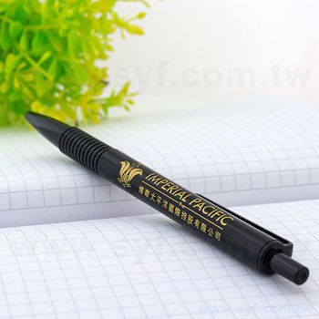 廣告筆-造型防滑筆管禮品-黑色原子筆-二款筆桿可選-採購訂製贈品筆_15